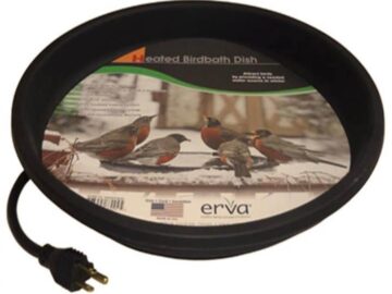 Erva Heated Bird Bath Bowl