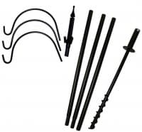 Erva 5 Piece Feeder Pole Set With 3 Hangers