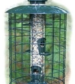 Woodlink Caged 6 Port Seed Tube Bird Feeder