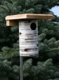 Gilbertson PVC Bluebird Box w/ Cedar Roof