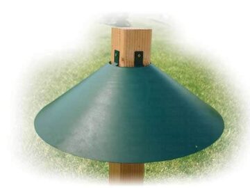 Woodlink - 4" x 4" Post Mount Squirrel Baffle - Green