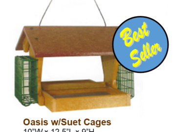 Oasis w/Suet Baskets